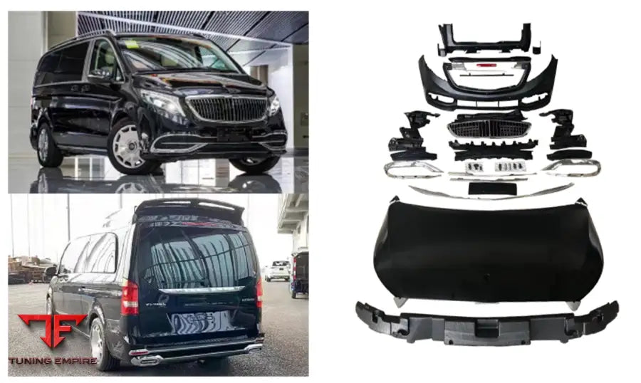 MERCEDES BENZ V CLASS MBH STYLE FULL W447 2016 2023 TO 2024 OLD TO NEW BODY KIT