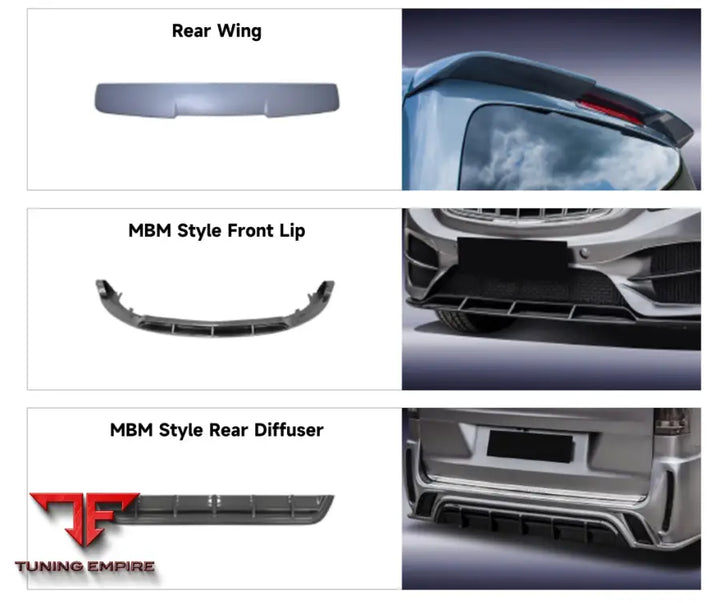 MERCEDES BENZ V CLASS MBM STYLE PARTS