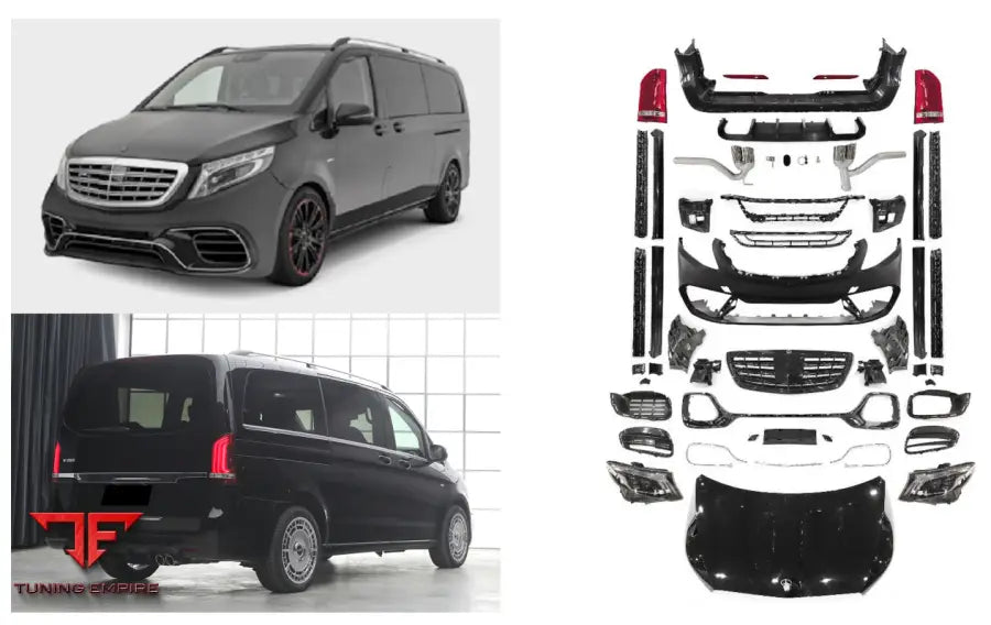 MERCEDES BENZ V CLASS V700 W447 2016 2023 TO 2024 OLD TO NEW BODY KIT