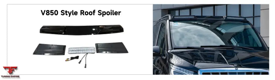 MERCEDES BENZ V CLASS V850 STYLE ROOF SPOILER