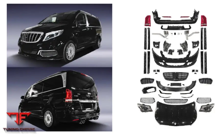 MERCEDES BENZ V CLASS V900 STYLE W447 2016 2023 TO 2024 OLD TO NEW BODY KIT