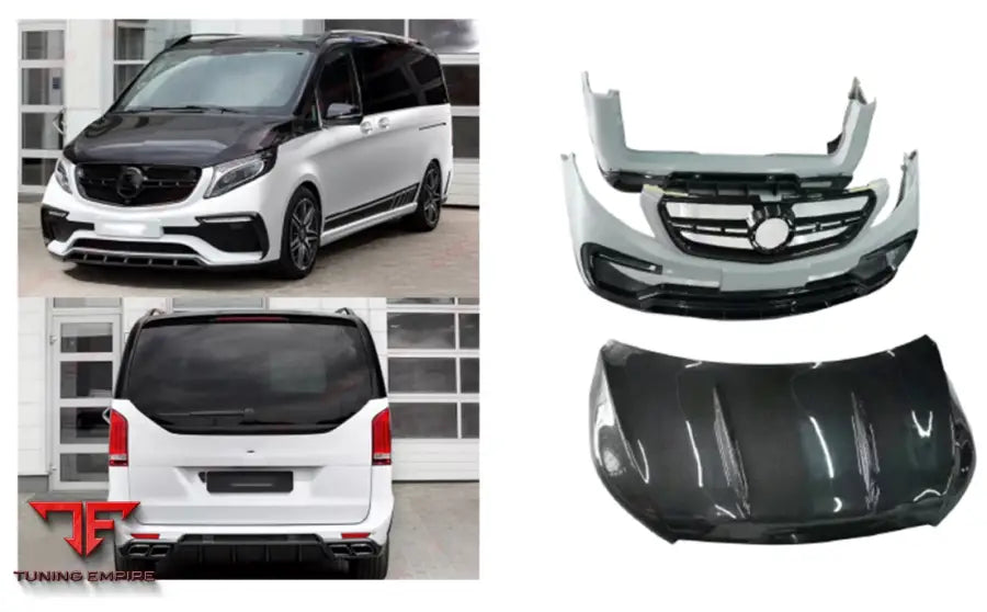 MERCEDES BENZ V CLASS TOP STYLE FULL W447 2016 2023 TO 2024 OLD TO NEW BODY KIT
