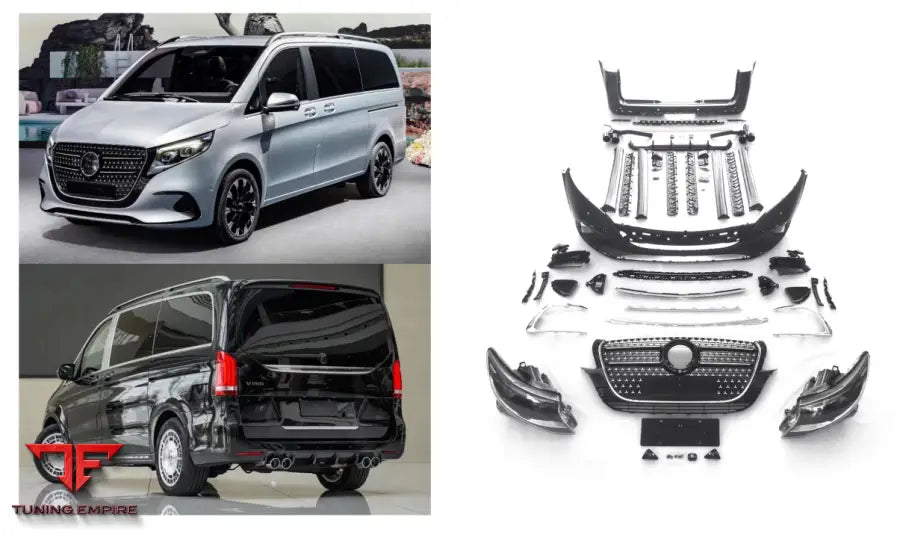MERCEDES BENZ V CLASS W447 2016 2023 TO 2024 OLD TO NEW BODY KIT