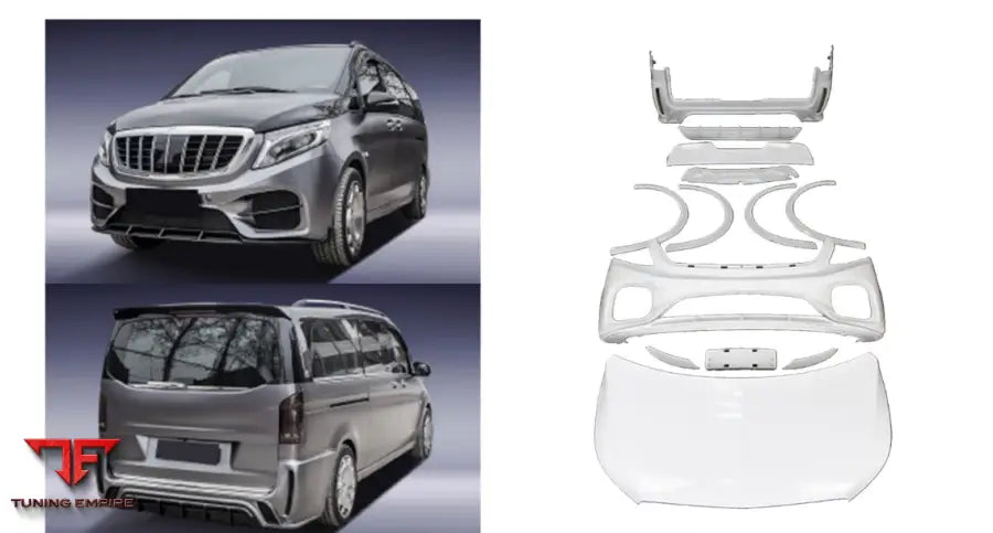 MERCEDES BENZ V CLASS W447 MBM STYLE BODY KIT 2016-2024Y