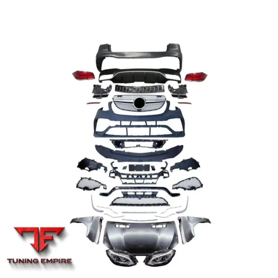 MERCEDES-BENZ W166 TO GLE63 UPGRADE CAR BUMPER WITH LIGHTS BODY KITS