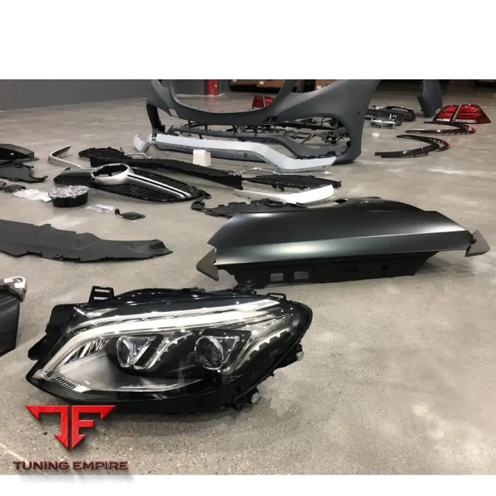 MERCEDES-BENZ W166 TO GLE63 UPGRADE CAR BUMPER WITH LIGHTS BODY KITS