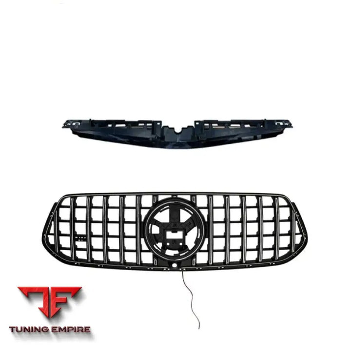 MERCEDES-BENZ W167 BLACK AND SILVER FRONT BUMPER MESH