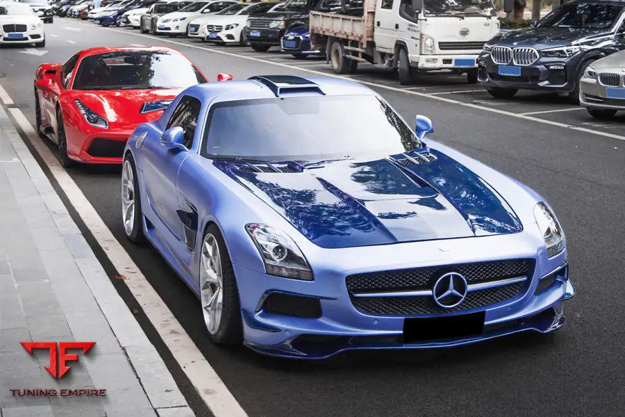 MERCEDES BENZ W197 SLS AMG BKSS STYLE CARBON FIBER HOOD BSD