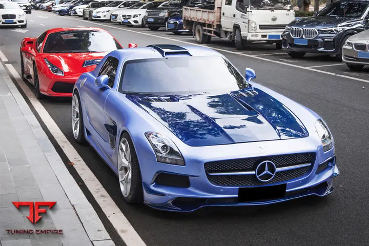 MERCEDES BENZ W197 SLS AMG BKSS STYLE CARBON FIBER HOOD BSD