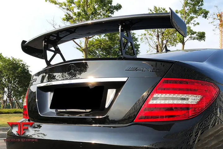 MERCEDES BENZ W204 C CLASS C63 AMG COUPE BKSS STYLE CARBON FIBER TRUNK SPOILER BSD