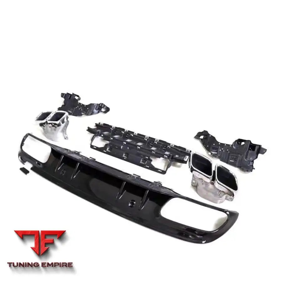 MERCEDES BENZ W205 C63 4 DOOR EXHAUST TIPS MODIFICATION
