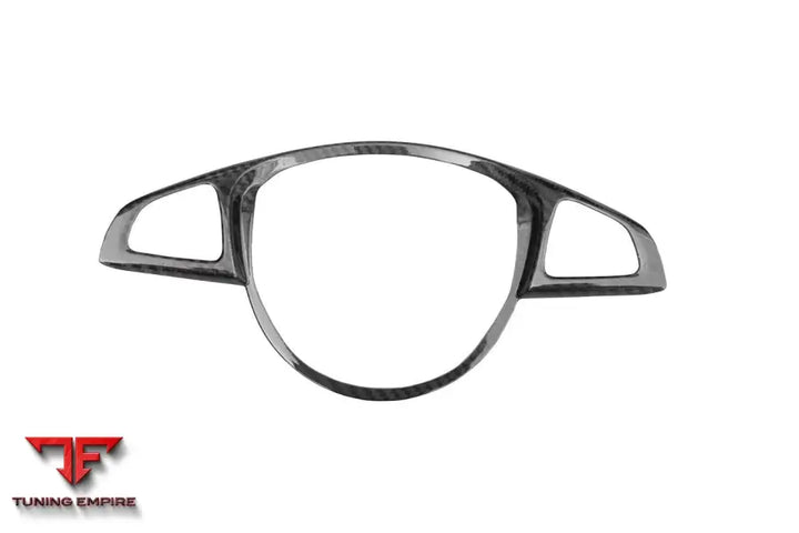 MERCEDES-BENZ W205 C63 AMG CARBON FIBER INTERIOR STEERING WHEEL TRIM BSD