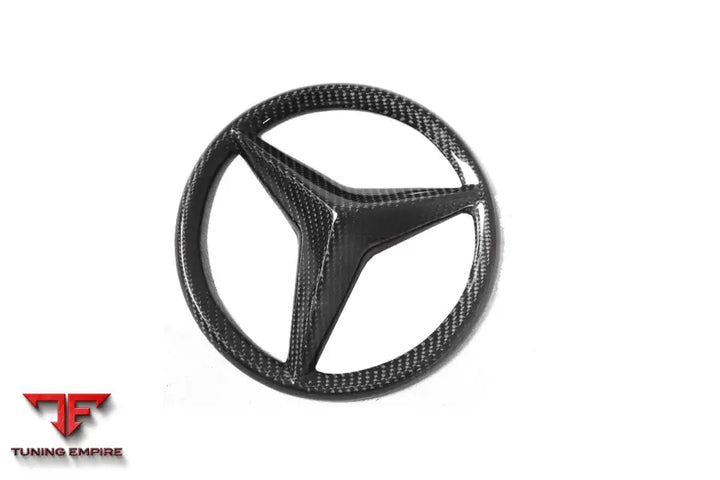 MERCEDES-BENZ W205 C63 & C63S AMG COUPE IMP CARBON FIBER GRILLE LOGO COVER BSD