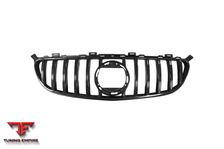 MERCEDES-BENZ W205 C63 & C63S AMG COUPE IMP PERFORMANCE PARTIAL CARBON FIBER FRONT BUMPER WITH GRILLE & CANARDS BSD