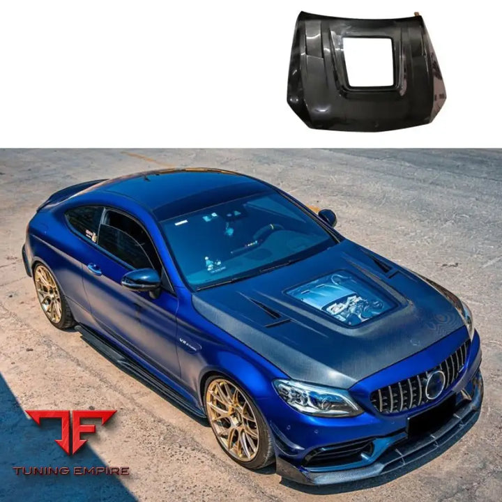 MERCEDES BENZ W205 C63 FRONT BONNET ENGINE COVER