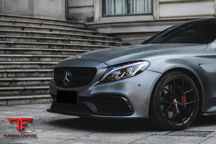 MERCEDES-BENZ W205 C63 & S AMG CARBON FIBER FRONT BUMPER TRIM SET (4PCS) BSD