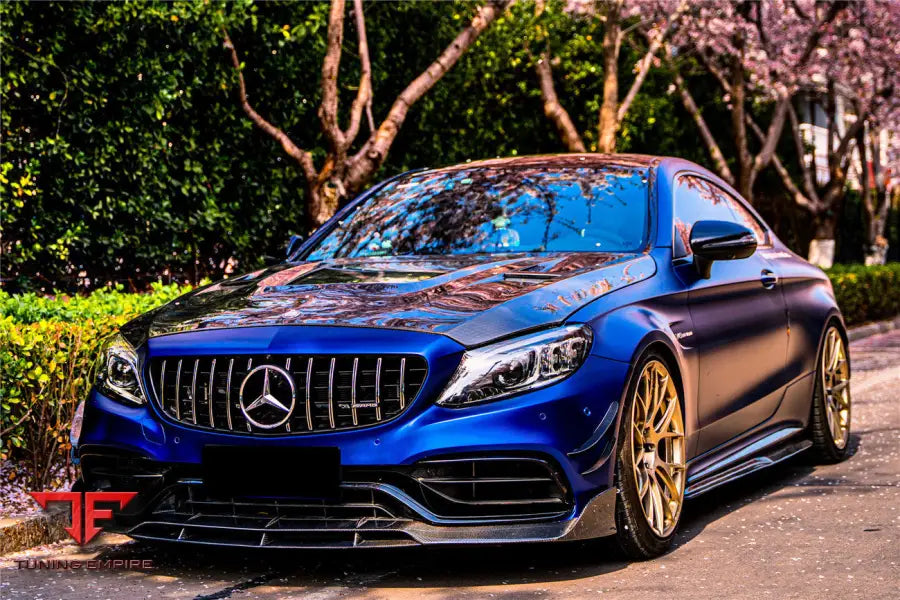 MERCEDES-BENZ W205 C63 & S AMG COUPE BR STYLE FRONT LIP BSD