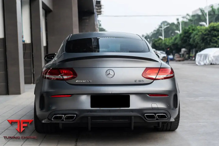 MERCEDES BENZ W205 C63S AMG COUPE PS STYLE REAR DIFFUSER BSD