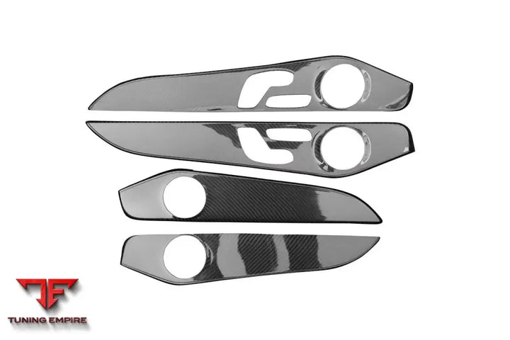 MERCEDES BENZ W205 C63S AMG SEDAN CARBON FIBER INTERIOR DOOR PANEL TRIM COVER STRIP BSD