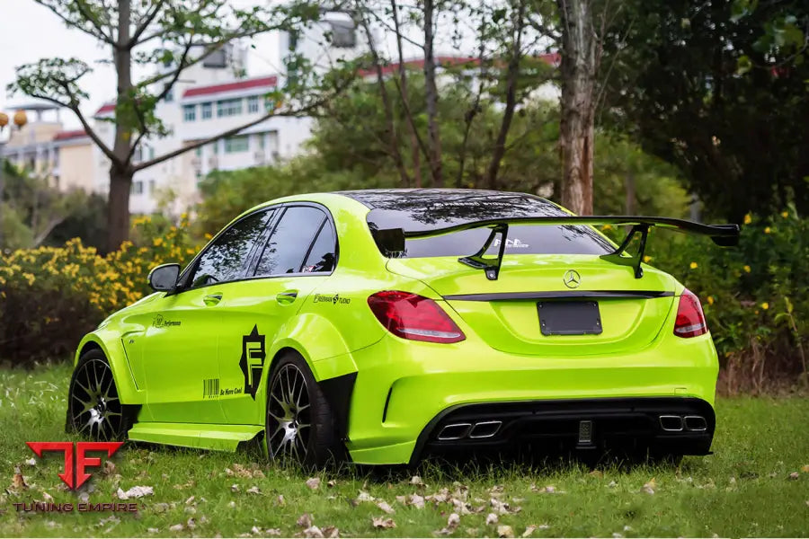 MERCEDES BENZ W205 C63S AMG SEDAN IMP PERFORMANCE CARBON FIBER REAR CAPS BSD