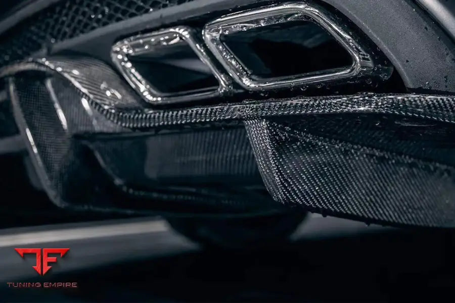 MERCEDES BENZ W205 C63S AMG SEDAN PS STYLE REAR DIFFUSER BSD