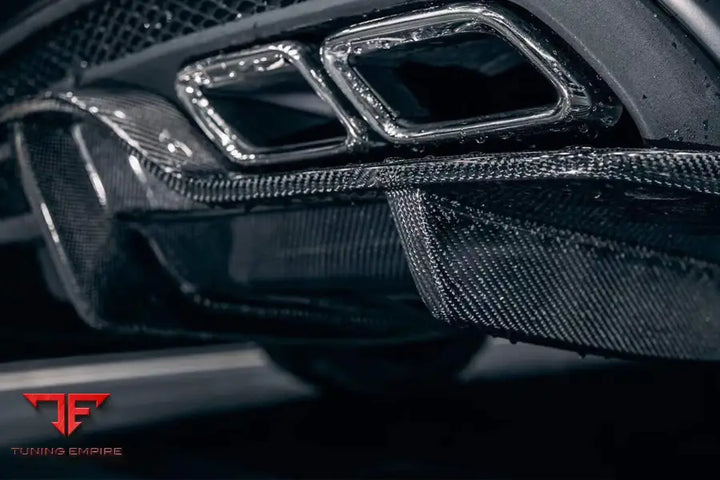 MERCEDES BENZ W205 C63S AMG SEDAN PS STYLE REAR DIFFUSER BSD