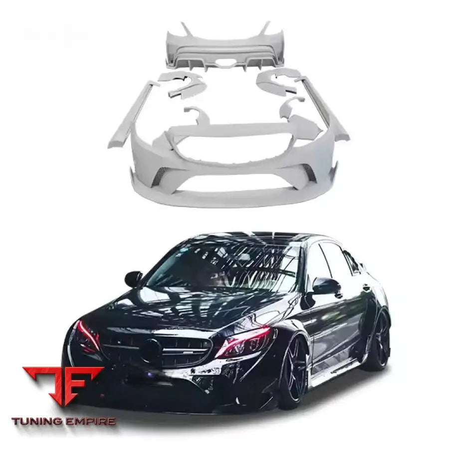 MERCEDES BENZ W205 CARBON FIBER WIDEBODY KIT