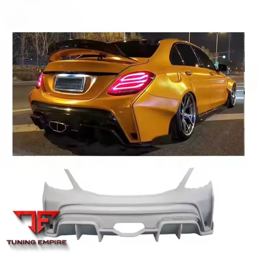 MERCEDES BENZ W205 CARBON FIBER WIDEBODY KIT