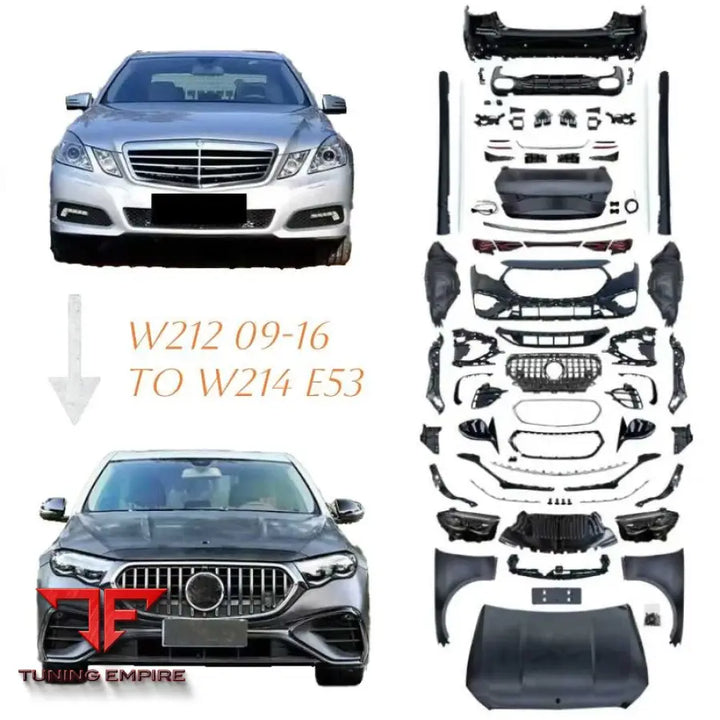 MERCEDES BENZ W212 TO W214 E53 UPGRADE NEW CONDITION BUMPER KIT