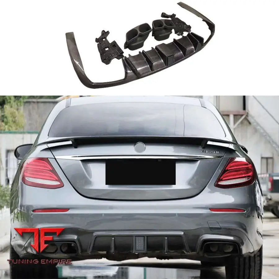 MERCEDES BENZ W213 E63 B STYLE DRY CARBON FIBER FIT