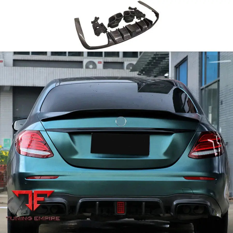 MERCEDES BENZ W213 E63 B STYLE DRY CARBON FIBER FIT