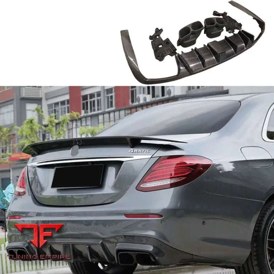 MERCEDES BENZ W213 E63 B STYLE DRY CARBON FIBER FIT