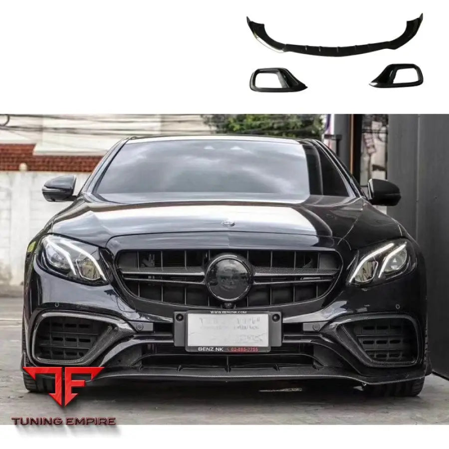 MERCEDES BENZ W213 E63 CARBON FIBER FRONT AND FRONT LIP BODY KITS