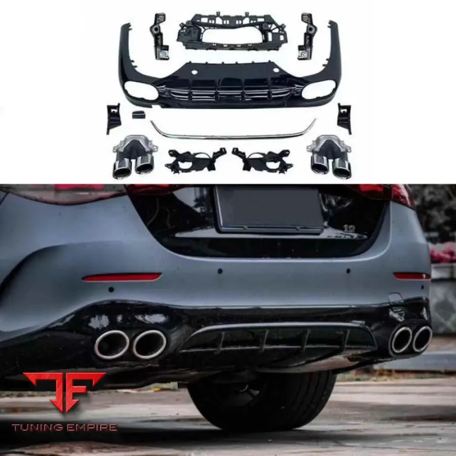 MERCEDES BENZ W214 TO E53 AM REAR DIFFUSER TAILPIPE BODYKIT