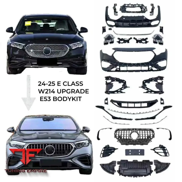 MERCEDES BENZ W214 TO E53 AM REAR DIFFUSER TAILPIPE BODYKIT