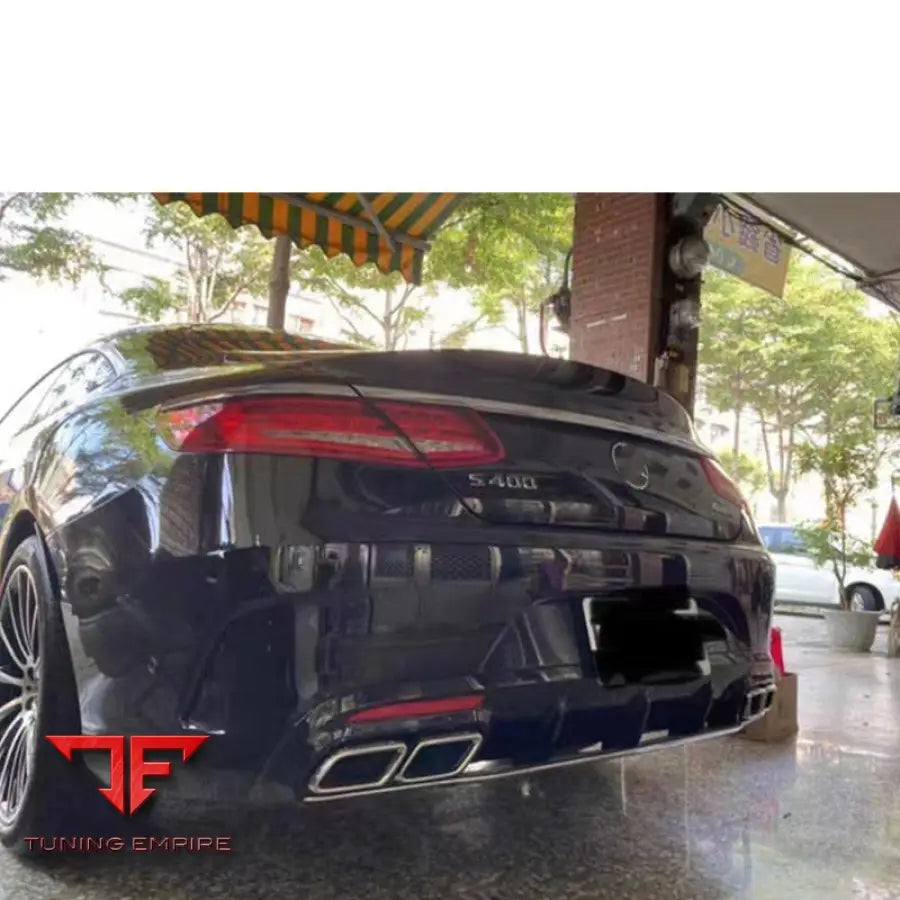 MERCEDES-BENZ W217 COUPE S63 STYLE REAR DIFFUSER EXHAUST