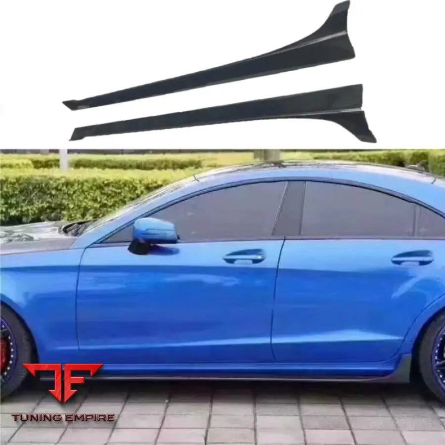 MERCEDES BENZ W218 CARBON FIBER SIDE SPOILERS