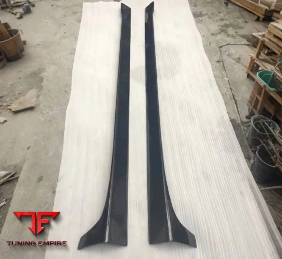 MERCEDES BENZ W218 CARBON FIBER SIDE SPOILERS