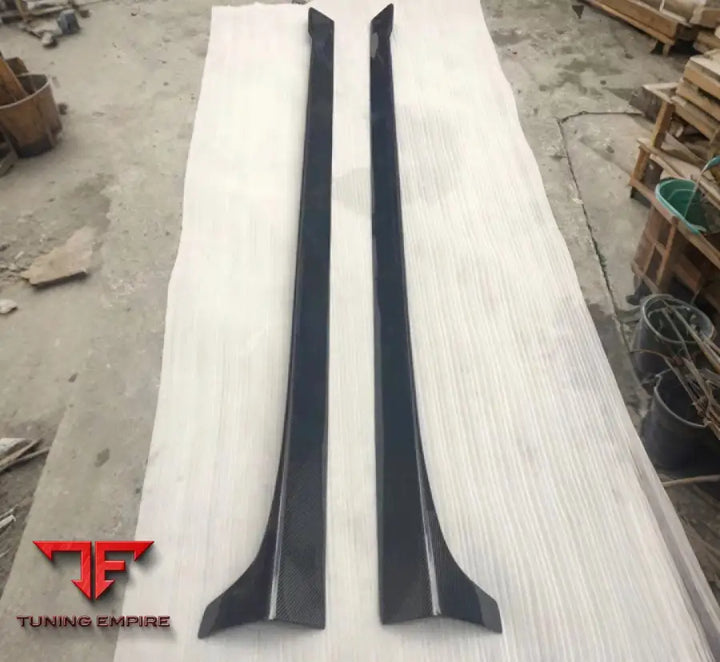 MERCEDES BENZ W218 CARBON FIBER SIDE SPOILERS