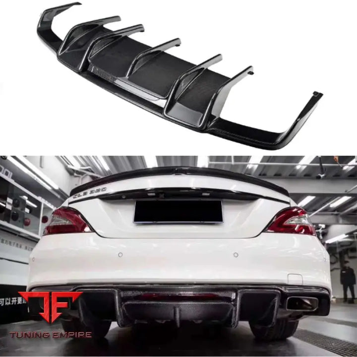 MERCEDES BENZ W218 CLS63 CAR BUMPER LIP SPLITTER