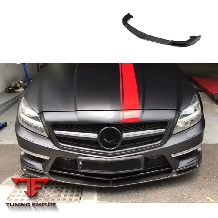 MERCEDES BENZ W218 CLS63 V STYLE CARBON FIBER FRONT LIP FIT