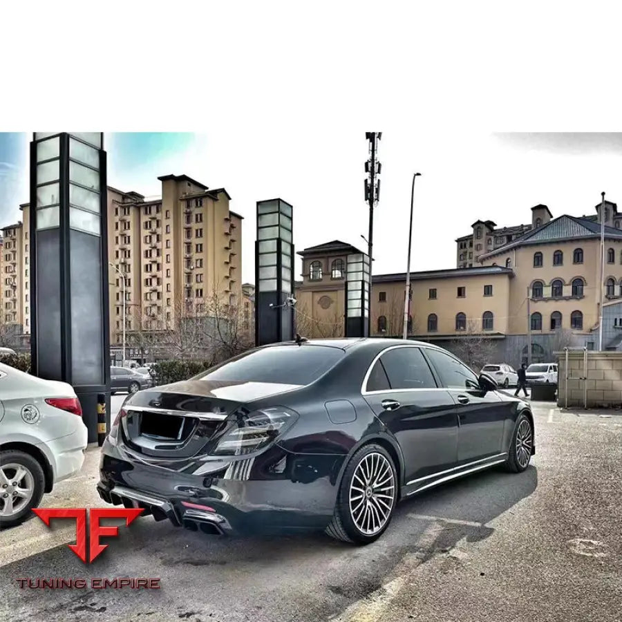 MERCEDES-BENZ W222 CARBON FIBER BODY KIT FRONT LIP DIFFUSER SPOILER