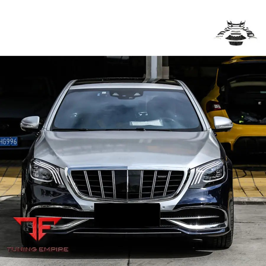 MERCEDES-BENZ W222 S500 S550 BODY KIT FRONT BUMPER DIFFUSER EXHAUST