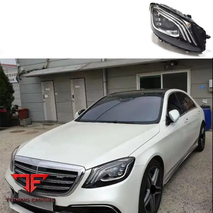 MERCEDES-BENZ W222 S63 S65 LED HEADLIGHTS TAILLIGHTS OLD TO NEW