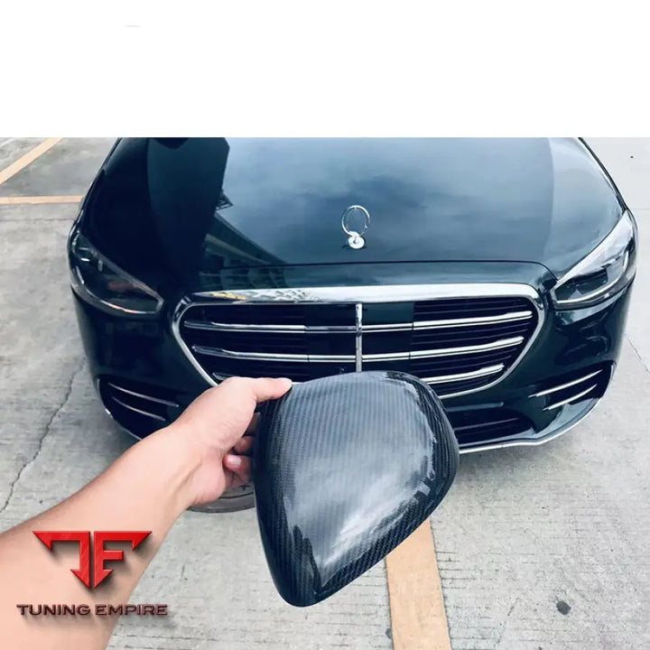 MERCEDES-BENZ W223 C200 260L W206 CARBON FIBER SIDE MIRROR COVERS