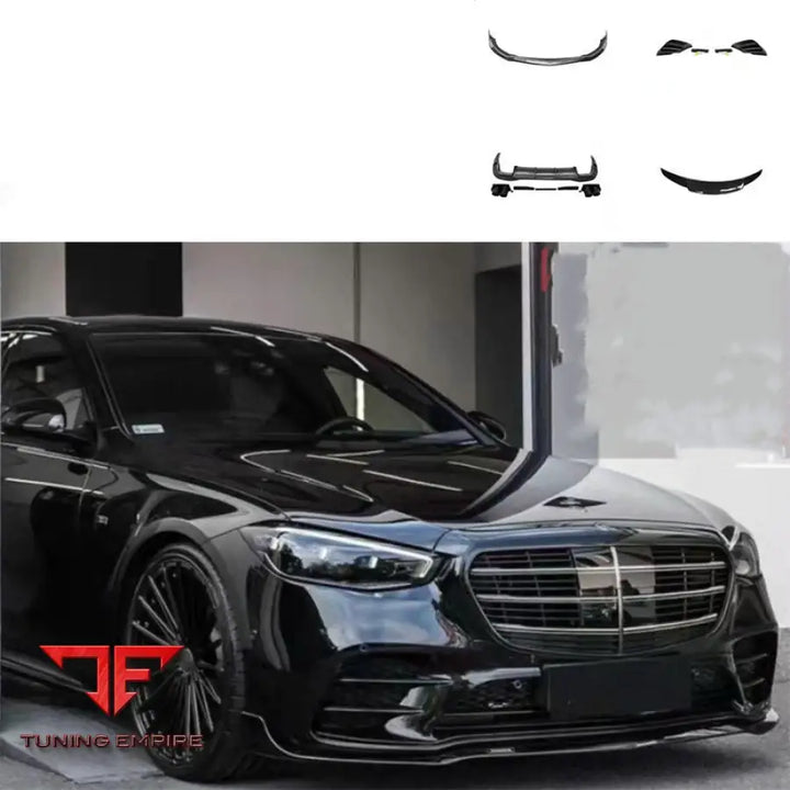 MERCEDES-BENZ W223 CARBON FIBER BODY KIT FRONT LIP