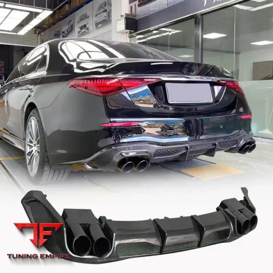 MERCEDES BENZ W223 S450 S500 S580 CARBON FIBER PARTS 2021-2025Y