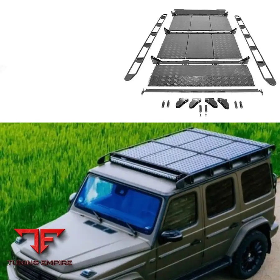 MERCEDES BENZ W463A G63 G500 G350 ROOF RACK WITH STAINLESS STEEL