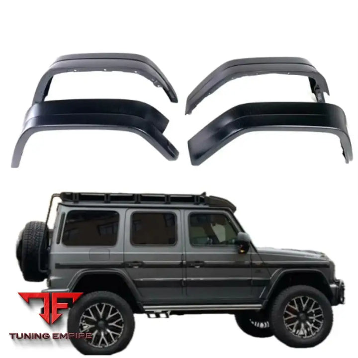MERCEDES BENZ W463A W464 G63 G500 CARBON FIBER OVER FENDER WHEEL ARCH