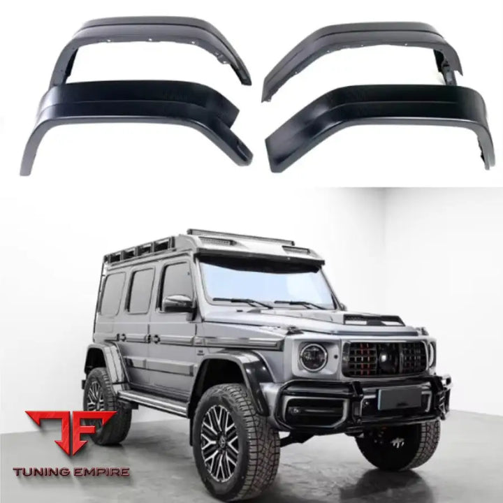 MERCEDES BENZ W463A W464 G63 G500 CARBON FIBER OVER FENDER WHEEL ARCH